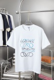 Loewe Classic 3D Embroidered Logo Short Sleeve Unisex Casual Loose T-shirt