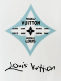 Louis Vuitton Fashion Embroidered Logo T-shirt Unisex Loose Casual Short Sleeve