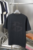 Balenciaga 26SS Classic Hot Diamond Embroidered Logo T-shirt Couple Casual Oversize Short Sleeve