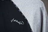 Balenciaga 26SS Fashion Color Contrast Splicing Embroidered Logo T-shirt Couple Casual Oversize Short Sleeve