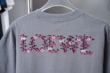 Loewe 26SS Heavy Industry Embroidered Logo Short Sleeve Unisex Casual Loose T-shirt
