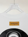 Louis Vuitton Classic Heavy Industries Embroidered Logo Round Neck T-shirt Unisex Loose Casual Short Sleeve