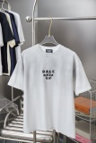 Balenciaga 26SS Retro Hot Diamond Logo Washed T-shirt Couple Casual Oversize Short Sleeve
