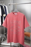 Loewe 26SS Classic Hot Diamond Logo Short Sleeve Unisex Casual Versatile Washed T-shirt