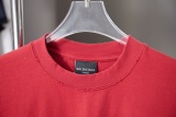 Balenciaga 26SS Fashion Embroidered Logo T-shirt Couple Casual Loose Short Sleeve