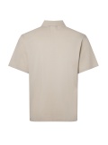 Prada Couple Classic Triangle Logo Half Zipper Collar Polo Shirt