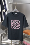 Loewe 26SS Heavy Industry Embroidered Logo Short Sleeve Unisex Casual Loose T-shirt
