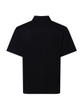 Prada Couple Classic Triangle Logo Half Zipper Collar Polo Shirt
