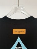 Louis Vuitton Fashion Embroidered Logo T-shirt Unisex Loose Casual Short Sleeve