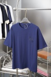 Louis Vuitton 26SS Fashion Silicone Letter Hot Diamond Short Sleeve Couple Casual Loose T-shirt