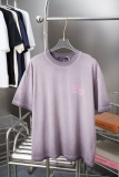 Louis Vuitton 26SS Classic Hot Diamond Logo Washed Short Sleeve Couple Casual Loose T-shirt