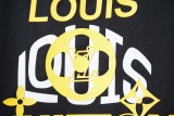 Louis Vuitton 26SS Fashion Silicone Letter Short Sleeve Couple Casual Loose T-shirt