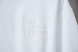 Louis Vuitton 26SS Classic Embroidered Logo Short Sleeve Couple Casual Oversize T-shirt