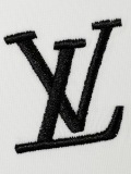 Louis Vuitton Classic Embroidered Logo Round Neck T-shirt Unisex Loose Casual Short Sleeve