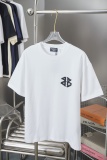 Balenciaga 26SS Classic Hot Diamond Embroidered Logo T-shirt Couple Casual Oversize Short Sleeve