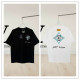 Louis Vuitton Fashion Embroidered Logo T-shirt Unisex Loose Casual Short Sleeve