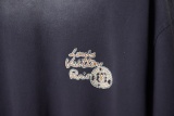 Louis Vuitton 26SS Classic Hot Diamond Logo Washed Short Sleeve Couple Casual Loose T-shirt