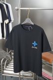 Louis Vuitton 26SS Classic Towel Embroidered Logo Short Sleeve Couple Casual Loose T-shirt