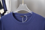 Louis Vuitton 26SS Fashion Silicone Letter Hot Diamond Short Sleeve Couple Casual Loose T-shirt