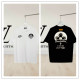 Louis Vuitton Classic Heavy Industries Embroidered Logo Round Neck T-shirt Unisex Loose Casual Short Sleeve