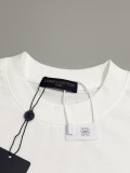 Louis Vuitton Fashion Embroidery Logo T-shirt Unisex Loose Casual Short Sleeve