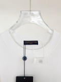 Louis Vuitton Fashion Heavy Industries Embroidered Logo Round Neck T-shirt Unisex Loose Casual Short Sleeve