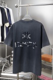 Balenciaga 26SS Fashion Logo Printed T-shirt Couple Casual Oversize Short Sleeve