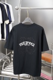 Balenciaga 26SS Classic Hot Diamond Embroidered Logo T-shirt Couple Casual Oversize Short Sleeve