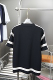 Loewe 26SS Classic Ribbon Splicing Embroidered Logo Short Sleeve Unisex Casual Versatile T-shirt