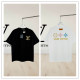 Louis Vuitton Classic Hollow Embroidery Logo Round Neck T-shirt Unisex Loose Casual Short Sleeve