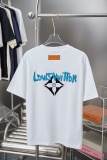 Louis Vuitton 26SS Personalized Logo Printed Short Sleeve Couple Casual Loose T-shirt