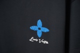 Louis Vuitton 26SS Classic Towel Embroidered Logo Short Sleeve Couple Casual Loose T-shirt