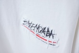 Balenciaga 26SS Fashion Embroidered Logo T-shirt Couple Casual Loose Short Sleeve