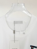 Dior Fashion Embroidered Logo Round Neck T-shirt Unisex Loose Casual Short Sleeve