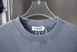 Loewe 26SS Classic Hot Diamond Logo Short Sleeve Unisex Casual Versatile Washed T-shirt