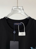 Louis Vuitton Fashion Heavy Industries Embroidered Logo Round Neck T-shirt Unisex Loose Casual Short Sleeve