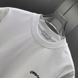 Dior Classic Logo Printed Round Neck T-shirt Couple Casual Loose Short Sleeve