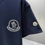 Moncler 26SS Classic Logo Printed Round Neck T-shirt Couple Casual Loose Short Sleeve
