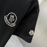 Moncler 26SS Classic Logo Printed Round Neck T-shirt Couple Casual Loose Short Sleeve