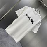 Dior Classic Logo Printed Round Neck T-shirt Couple Casual Loose Short Sleeve
