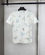 Dior Fashion Butterfly Insect Printed T-shirt Casual Loose Short Sleeve