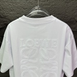Loewe Classic Embroidered Logo Short Sleeve Unisex Casual Loose T-shirt