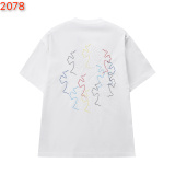 Chrome Hearts 26ss Classic Embroidered Cross Group Short Sleeve Couple Casual Versatile T-shirt
