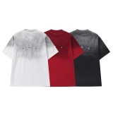 Chrome Hearts 26ss Retro Patchwork Embroidered Wash Short Sleeve Couple Casual Versatile T-shirt