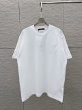 Louis Vuitton 26ss Classic Embroidered Logo T-shirt Couple Versatile Loose Short Sleeve