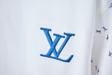 Louis Vuitton 26SS Classic Embroidered Logo Short Sleeve Unisex Casual Versatile T-shirt