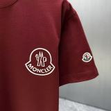 Moncler 26SS Classic Logo Printed Round Neck T-shirt Couple Casual Loose Short Sleeve