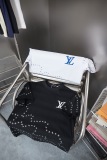 Louis Vuitton 26SS Classic Embroidered Logo Short Sleeve Unisex Casual Versatile T-shirt
