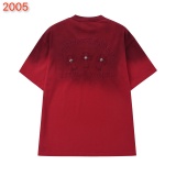 Chrome Hearts 26ss Retro Patchwork Embroidered Wash Short Sleeve Couple Casual Versatile T-shirt