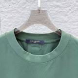 Louis Vuitton 26ss Classic Embroidered Logo T-shirt Couple Versatile Loose Short Sleeve